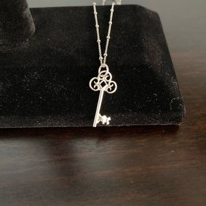 Sterling silver Key pendant necklace